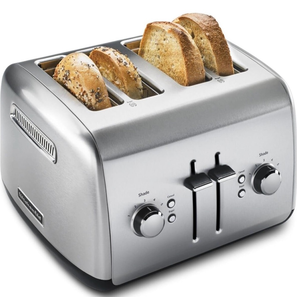 Stainless Steel 4-Slice Toaster